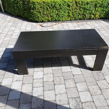 Salontafel massief hout 130x60x44 cm beschikbaar voor biedingen