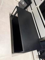 Salontafel metaal zwart 110x55 cm, Ophalen, Gebruikt