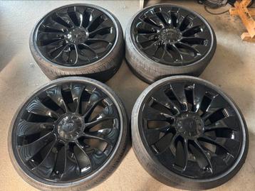 20 inch Tesla Model 3 velgen met banden 5x120 Turbine beschikbaar voor biedingen