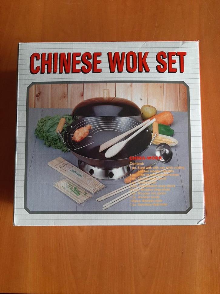 Chinese wok. Nieuw., Electroménager, Appareils à gourmet, Enlèvement ou Envoi