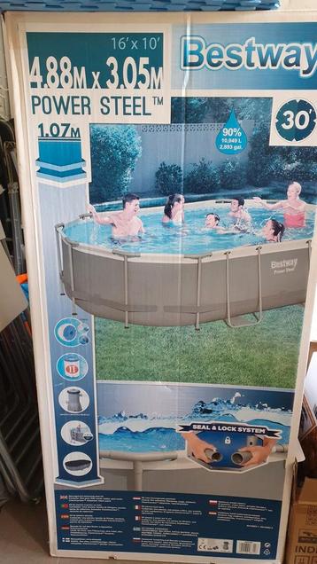 
Bestway zwembad van 4,88mx3,05m met toebehoren beschikbaar voor biedingen