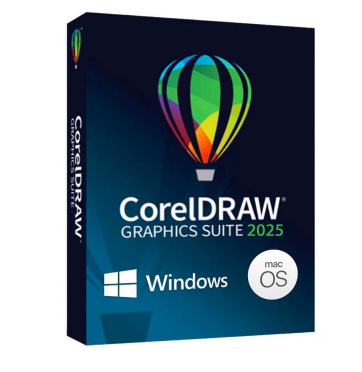 Coreldraw 2025 versie met permanente licentiecode, Computers en Software, Ontwerp- en Bewerkingssoftware, Zo goed als nieuw, Windows