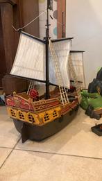 Playmobil piratenboot en mysterieus pirateneiland, Kinderen en Baby's, Speelgoed | Playmobil, Los Playmobil, Gebruikt, Ophalen