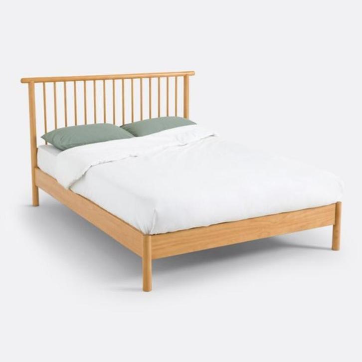 La Redoute double bed 140x200, Huis en Inrichting, Slaapkamer | Bedden, Zo goed als nieuw, Tweepersoons, 140 cm, 200 cm, Hout