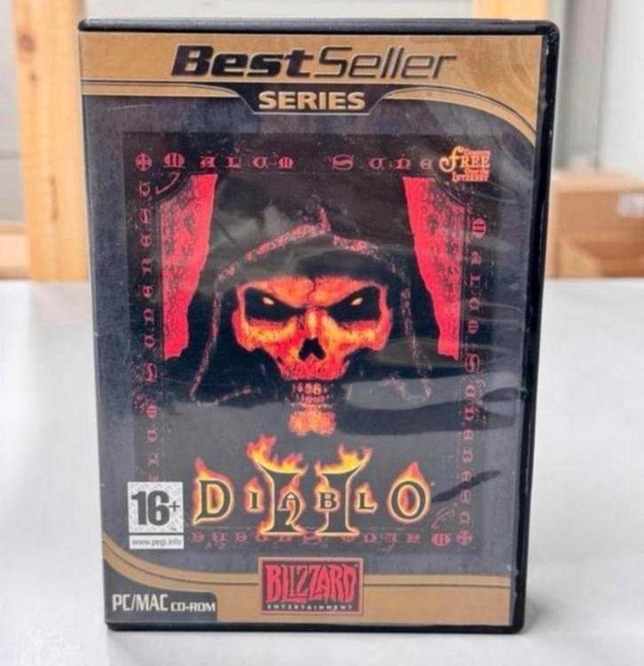 PC-Mac CD-rom best-seller Diablo II 2 met boekje en code, Games en Spelcomputers, Games | Pc, Zo goed als nieuw, Ophalen of Verzenden
