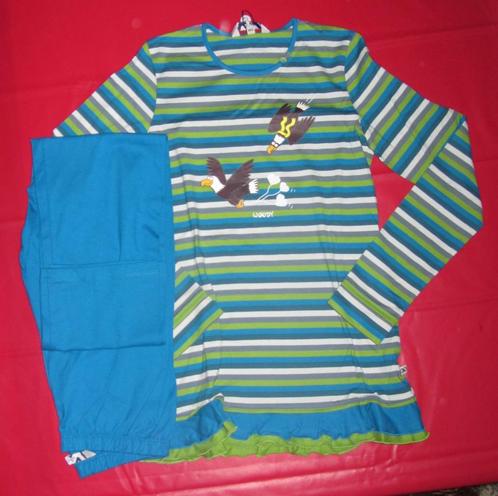 164 Woody katoenen pyjama's met lange mouwen 14 jaar, Enfants & Bébés, Vêtements enfant | Taille 164, Utilisé, Fille, Vêtements de nuit ou Sous-vêtements