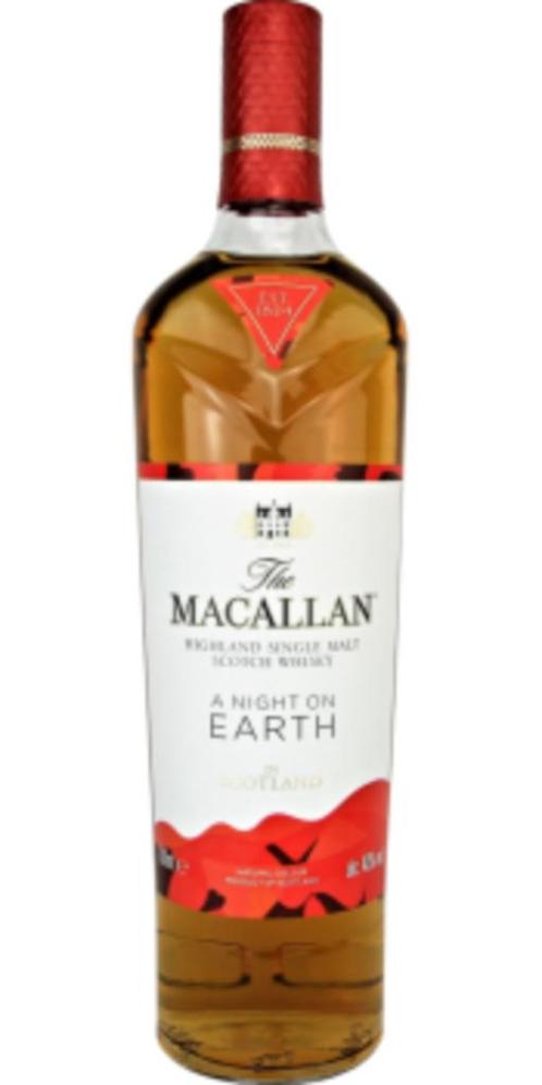 Macallan A Night on Earth in Scotland 2021, Collections, Vins, Neuf, Autres types, Pleine, Enlèvement ou Envoi