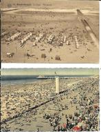 2 x CPA BLANKENBERGE Het strand Het stranddijk, Verzamelen, Postkaarten | België, Verzenden, 1920 tot 1940, Gelopen, West-Vlaanderen