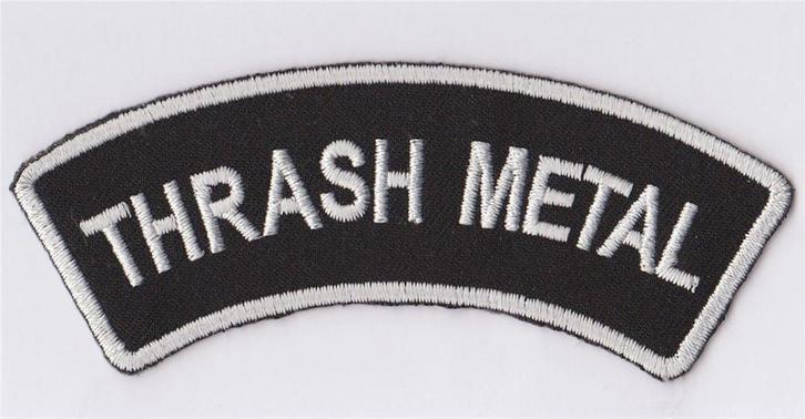 Thrash Metal stoffen opstrijk patch embleem, Motoren, Accessoires | Overige, Nieuw, Verzenden
