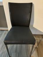 6x stoel Henders & Hazel (GRATIS), Huis en Inrichting, Ophalen, Gebruikt, Leer, Grijs