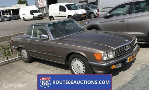 Mercedes-Benz 560 SL | 1987 | Route 66 Auctions, Auto's, Oldtimers, Bedrijf, Te koop, Mercedes-Benz, Benzine, Overige carrosserie