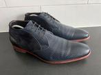 Floris van Bommel herenschoenen maat 9.5 / 43.5, Kleding | Heren, Schoenen, Blauw, Floris van Bommel, Ophalen of Verzenden, Zo goed als nieuw