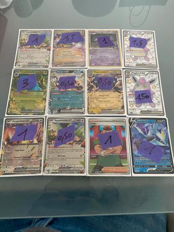 Cartes Pokémon : diverses 