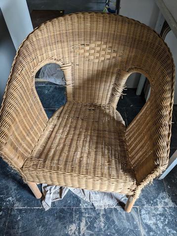 6 fauteuils en rotin/bambou IKEA Agen