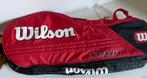 Wilson Tour Tenniszak met meerdere rackets als nieuw, Sport en Fitness, Tennis, Ophalen, Zo goed als nieuw, Tas, Wilson