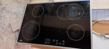 Taque cuisson vitrocéramique A REPARER, Electroménager, Enlèvement, Ne fonctionne pas, Céramique, 4 zones de cuisson