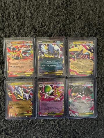 Pokemon mega evolution ex kaarten beschikbaar voor biedingen