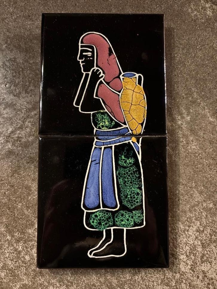 Keramische wandtegel, Antiek en Kunst, Antiek | Keramiek en Aardewerk, Ophalen