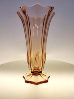 Vase Art déco Val Saint Lambert, modèle Luxval série Mamluk,, Antiquités & Art, Antiquités | Verre & Cristal, Enlèvement ou Envoi