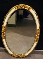 Vintage spiegel barok, Minder dan 100 cm, Minder dan 50 cm, Ophalen of Verzenden, Ovaal