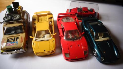 Voitures Miniatures de sport 5pc, Hobby en Vrije tijd, Modelauto's | 1:24, Gebruikt, Auto, Burago, Ophalen