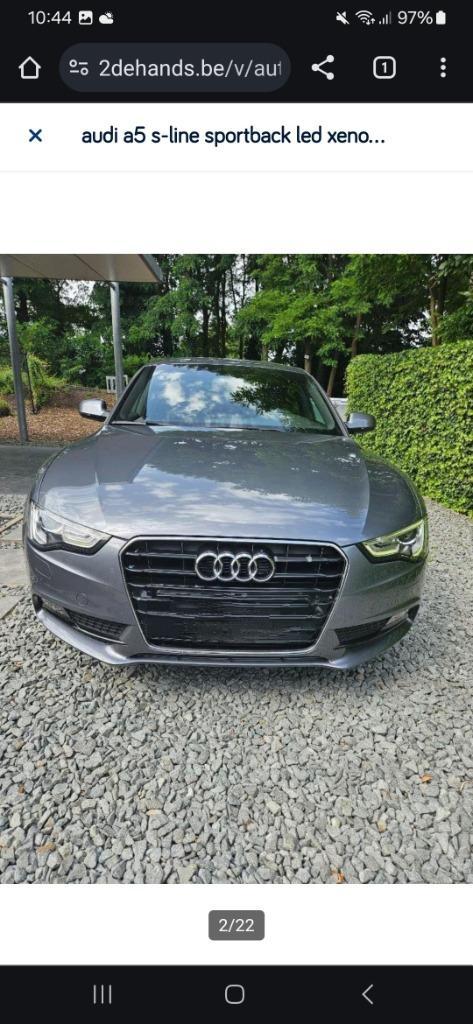 Audi a5 s-line 2014 met car pass en onderhoudsboekje