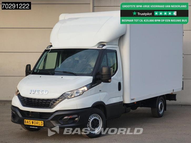 Iveco Daily 35S16 Automaat Bakwagen Achterdeuren 160PK Airco, Auto's, Bestelwagens en Lichte vracht, Bedrijf, Te koop, Achteruitrijcamera