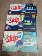 3x Capsule lave linge marque skip vêtements nettoyage 3 en 1, Maison & Meubles, Enlèvement ou Envoi