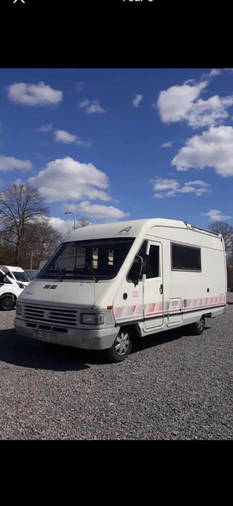 Fiat OLDTIMER integraalcamper, Caravans en Kamperen, Mobilhomes, Particulier, Integraal, tot en met 3, Fiat, Diesel, 5 tot 6 meter