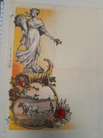 Origineel affiche Landbouw tentoonstelling blanco Brussel ?, Verzenden, A1 t/m A3, Reclame, Rechthoekig Staand