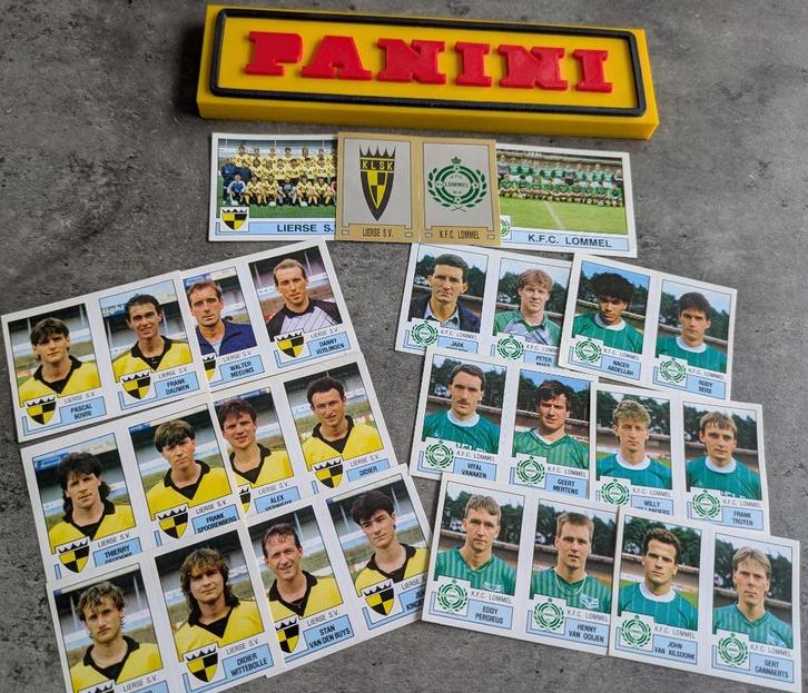 PANINI FOOTBALL 88 LIERSE SK / LOMMEL  15 STICKERS 1988, Hobby en Vrije tijd, Stickers en Plaatjes, Nieuw, Verzenden