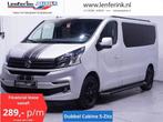 Fiat Talento 2.0 MultiJet 145 pk Dubbel Cabine Zwart Leder N, Auto's, Bestelwagens en Lichte vracht, Bedrijf, Zilver of Grijs