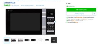 Micro-ondes / four combinés sharp R860S neuf! beschikbaar voor biedingen