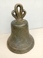 zeldzame grote bronzen bel of klok uit kerk of kapel, Antiek en Kunst, Ophalen of Verzenden, Brons
