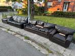 GRATIS leren zetels (2x groot + 2x klein), Huis en Inrichting, Ophalen, Gebruikt, Leer