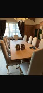 Eettafel volle eik, Huis en Inrichting, Tafels | Eettafels, Ophalen, 100 tot 150 cm, Klassiek, 200 cm of meer