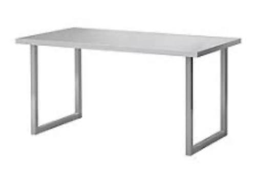 Table IKEA en acier inoxydable, Huis en Inrichting, Tafels | Eettafels, Zo goed als nieuw, 50 tot 100 cm, 100 tot 150 cm, Vijf personen of meer