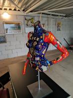 Buste collage-art, designstuk, Antiek en Kunst, Kunst | Beelden en Houtsnijwerken, Ophalen