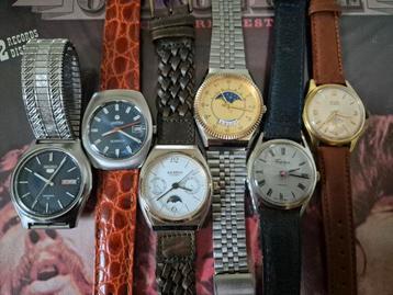 Collection de montres vintage, Seiko, Roamer, antiquités disponible aux enchères