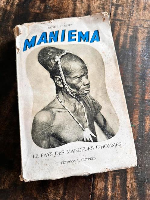 Antropologisch boek Maniema kannibalen Van Antropoloog 1950, Antiek en Kunst, Kunst | Niet-Westerse kunst, Verzenden