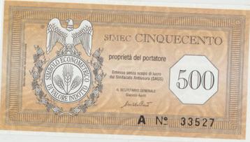 SIMEC CINQUECENTO  500 ITALIE  BUONO
