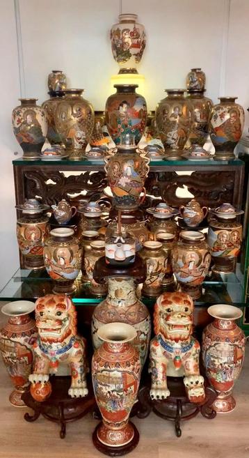 SATSUMA  SUPER BIG COLLECTION WITH MORE THAN 50 PIECES beschikbaar voor biedingen