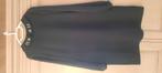 Robe, noire, 38, fermeture éclair au dos, manches translucid, Taille 38/40 (M), Enlèvement ou Envoi, Au-dessus du genou, Noir