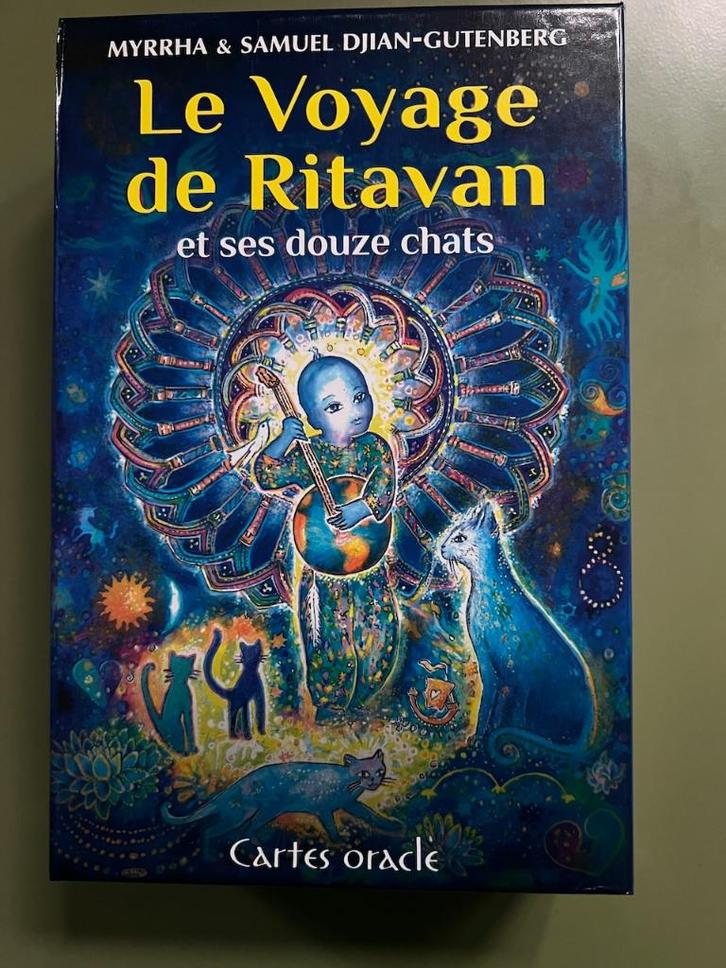 Oracle The Voyage of Ritavan en zijn twaalf katten, Boeken, Esoterie en Spiritualiteit, Zo goed als nieuw, Tarot of Kaarten leggen