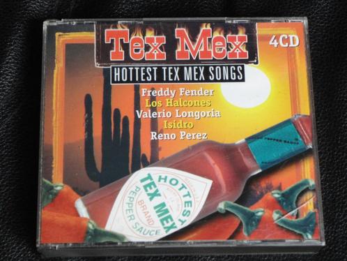 4CD Tex Mex - Hottest Tex Mex Songs - 4CD- FREDDY FENDER ..., Cd's en Dvd's, Cd's | Verzamelalbums, Ophalen of Verzenden