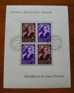 Belgium 1937 OBP BL7 Musical Foundation Queen Elizabeth - FD, Affranchi, Oblitération 1er jour, Envoi, Autre