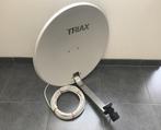 Parabole satellitaire Triax avec tête diamètre 60 cm ., Ophalen, Zo goed als nieuw, (Schotel)antenne