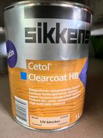 Lasure incolore SIKKENS Clearcoat HB, Bricolage & Construction, Peinture, Vernis & Laque, Enlèvement ou Envoi, Comme neuf, Lasure