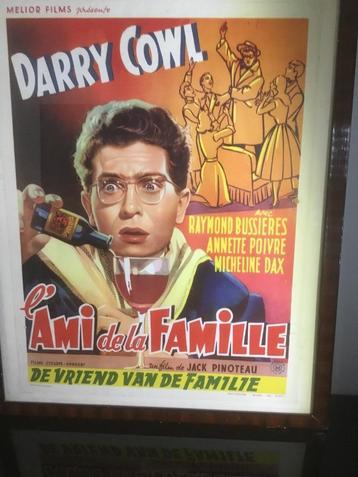 Oude filmposter, Enlèvement ou Envoi, Rectangulaire vertical, Avec cadre, A1 jusqu'à A3