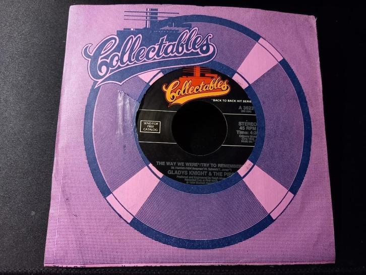 Gladys Knight And The Pips ‎– The Way We Were / Try To Rem., Cd's en Dvd's, Vinyl Singles, Zo goed als nieuw, Single, R&B en Soul